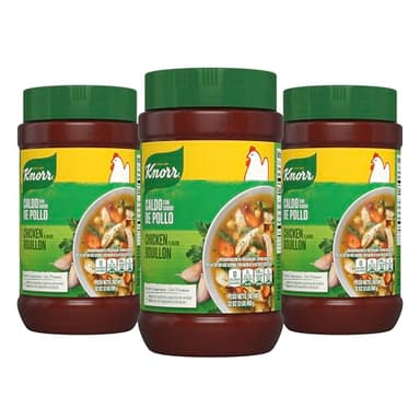 Knorr Granulated Bouillon 3 Count Chicken For sauces, gravies, and soups Fat and Cholesterol Free 32 oz