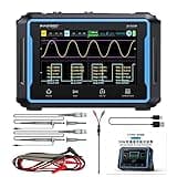 2C53P 3in1 Handheld Oscilloscope Multimeter Signal Generator with 2 Channels 50Mhz Bandwidth 250MSa/s Sampling Rate, Portable Tablet Oscillometer