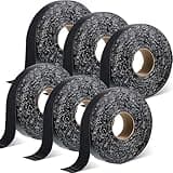 6 Rolls Asphalt Crack Tape Filler Asphalt Joint Repair Tape Driveway Crack Sealer for Parking Roof Cement Road, 50 Feet Each Roll (1.18 Inch)
