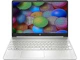 HP 15 Slim Laptop in Silver 6-Core Intel i3-1215U (Beat i5-1135G7) 8GB RAM 256GB SSD 15.6in FHD Webcam WiFi 4K Graphics W11 (15-DY5 - Renewed)