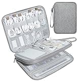 CILLA Electronics Organizer Travel, Travel Cord Organizer Case, Compact Electronics Accessories Bag for Cable, Cord, Charger, Phone
