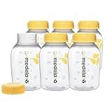 Medela Breast Milk Collection and Storage Bottles, BPA Free, 6 Pack, 5 Ounces, Compatible with Medela Breast Pumps