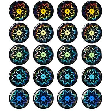 Zonon 18 Pieces Emf Stickers Emf Blocker for Cell Phone Radiation Equipment Neutralizers Devices Accessories for Laptops Computers (Delicate Style)
