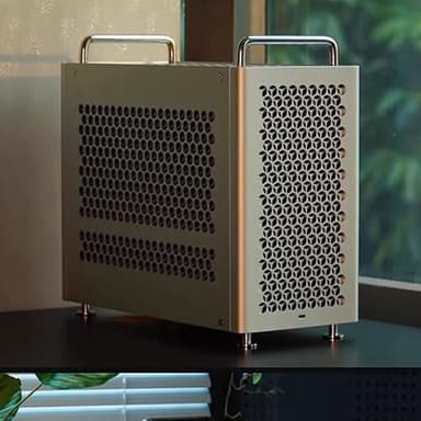 B2 Pro All Aluminum Chassis Computer pc case Micro ATX case,mini-ITX Motherboard/ATX/SFX Power Supply 240 Water-Cooled Computer Host Small Chassis (Front Panel Opening) matx Gaming mid Tower case