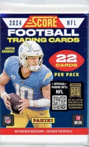 2024 Score Football EXCLUSIVE Factory Sealed Blaster Pack with 22 Brand New Cards Including (5) ROOKIES! Look for Rookies & Autos of Jayden Daniels, Box Nix, Malik Nabers, Marvin Harrison Jr & More