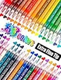 36 Color Premium Acrylic Paint Marker Pens for Rocks, Canvas, Wood - Fine Tip Craft Supplies for Painting