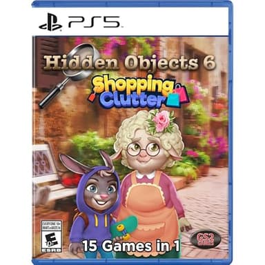 GS2 Games Hidden Objects Collection: Volume 6 Shopping Clutter - 15 Games in 1 - For Playstation 5