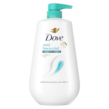Dove Body Wash with Pump Antibacterial For All Skin Types Protects from Dryness 30.6 oz