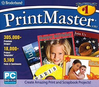 Broderbund PrintMaster Version 18.1