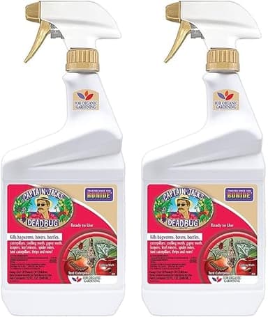 Bonide Captain Jack's Deadbug Brew Ready-to-Use Spray, 32 oz Outdoor Insecticide and Mite Killer for Organic Gardening (Pack of 2)