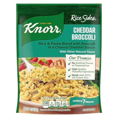 Knorr Rice Sides Cheddar Broccoli Cheddar Broccoli Rice For a Tasty Rice Side Dish 5.7 oz