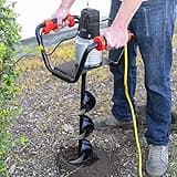XtremepowerUS 1500W Electric Post Hole Digger Earth Auger Dig Hole Fence Post Hole Digging, Tree Planting with 6" Digging Auger Bit Set, 3/4" Shaft