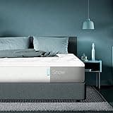 Casper Sleep Snow Mattress, Twin XL Medium Firm Memory Foam Mattress W/ HeatDelete Cooling Bands - 100-Night Trial - CertiPUR-US Mattress, Light Grey