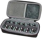 Suw Travel Storage Case Compatible For Coravin Pure Capsules - Argon Gas Coravin Timeless Pivot By-the-Glass Wine Saver Systems - Pack of 8(Capsules Not Included ，Case Only)