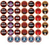 Best of the Best Pods, Variety Pack for Keurig K Cup Brewers, Strong and Regular Coffee Lovers, Great Gift - 5 Cups of Each, High Caffeine Coffee, 40 Count