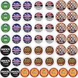 Perfect Samplers Extra Caffeine Extra Bold Coffee Single Serve Cups for Keurig K Cup Brewers 1.0 & 2.0 Variety Pack Sampler (50Count)