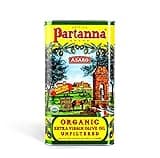 Partanna Organic Unfiltered Extra Virgin Olive Oil - Premium Organic Castelvetrano Oil Harvested in Sicily - Pure Authentic Italian - Monovarietal - Rich in Flavor and Tradition - 101oz (3 liter) Tin
