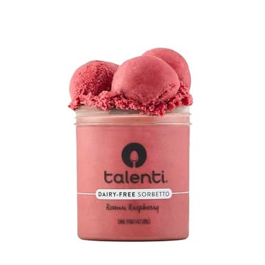 Talenti Sorbetto For a Delicious Non Dairy Ice Cream Alternative Roman Raspberry Made With Non-GMO Ingredients 1 pint