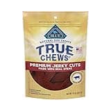 Blue Buffalo True Chews Premium Jerky Cuts Dog Treats, Made in the USA with Natural Ingredients, Beef, 10-oz Bag