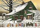 Buffalo Games - Charles Wysocki - Cocoa Break at The Copperfields - 500 Piece Jigsaw Puzzle Multi, 21.25"L X 15"W