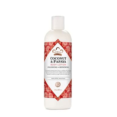Nubian Heritage Body Lotion Coconut and Papaya For Dry Skin Paraben Free, 13 oz