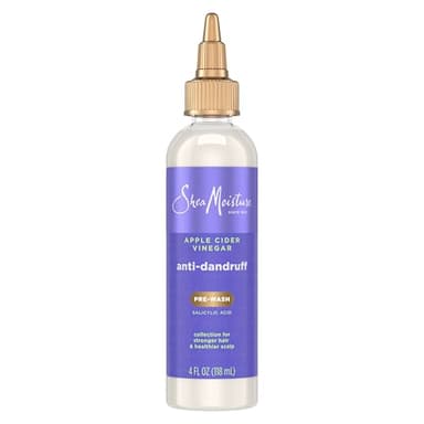SheaMoisture Anti-Dandruff Pre-Wash Apple Cider Vinegar & Salicylic Acid To Gently Exfoliate & Remove Flakes System for a Healthier Scalp 4 oz