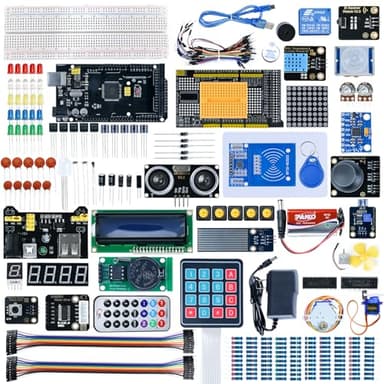 MEGA 2560 Project: The Most Complete Electronics Starter Kit with Tutorial, Compatible with IDE STEM Projects