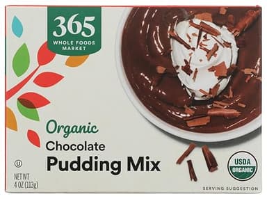 365 by Whole Foods Market Organic Chocolate Instant Pudding, 4 OZ