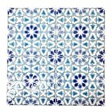DYARI Decorative Ceramic Tiles – Hand Painted Indoor & Outdoor – Spanish Artisan Top Kitchen – Mediterranean Tiles 8"x8"/One Tile – Durable Colorful (Granada, Sample)