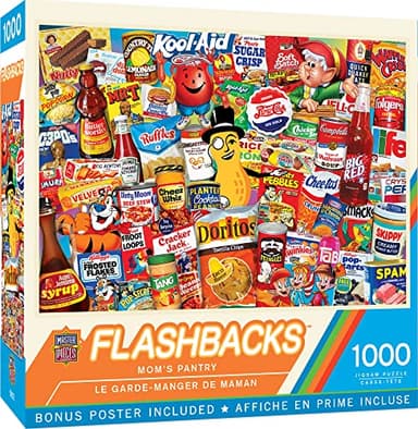 MasterPieces - Mom's Pantry 1000 Piece Jigsaw Puzzle, Fun for Adults & Family, Non-Glare Finish, 19.25" x 26.75", Nostalgic Design