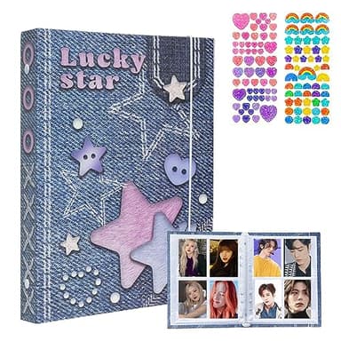 KeCool Kpop Photocard Binder, PVC Free Kpop Photocard Holder Book A5 Kpop Photocard Binder, 160 Pockets Large Capacity A5 6 Ring Kpop Photo Card Binder Photocard Album, Kpop Binder Album Collect Book