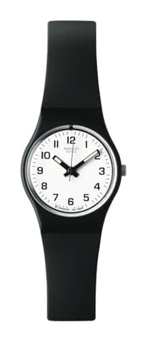 Swatch Lady Women's Watch Casual Polymer Black Quartz Waterproof Something New