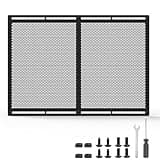 Kessainely RV Entry Screen Door Grille,Upgraded Adjustable 16-31 in Width, 21.26 in Height, Metal Entry Screen Door Protector,Camper Screen Door Grill,RV Door Defender