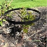 GOOOXIM Large Peony Cages and Supports 18.9"x23.6" - Durable Round Garden Flower Rings | Tall Plant Support Stakes for Outdoor Peonies | Enhances Peony Planting Success with Secure Grounding