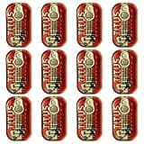 Univer TITUS Meaty Sardines Enveloped in Soybean Oil, Source of Omega-3 Fatty Acids, Pack of 12