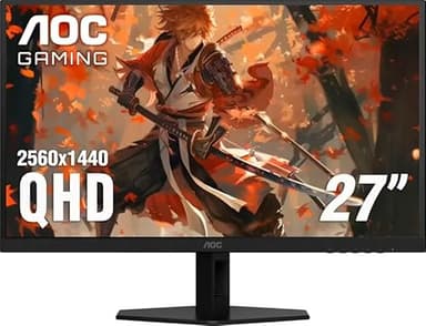 AOC Q27G40XMN 27-Inch Gaming Monitor, QHD 2560x1440, Mini-LED Display, 180Hz, HDR1000, 0.5ms Response Time, Adaptive Sync (Renewed) (Renewed)