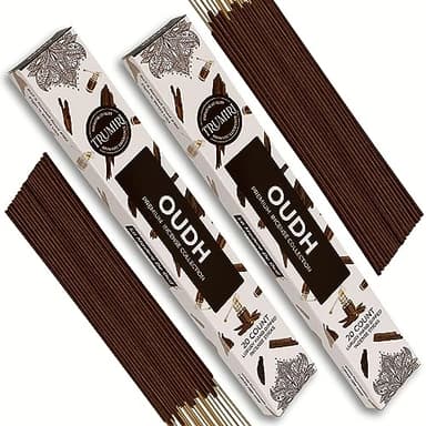 Oud Incense Sticks - Agarwood - Total 40 Insence-Sticks - Dual Pack of 20 Insense - Inciensos - Inscents - Natural Non Toxic Ingredients - Incents - Incence - Inscense - Insents