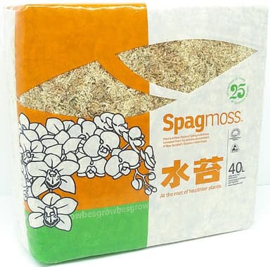 Premium New Zealand Sphagnum Moss, 500g (40L When Hydrated) Premier AAA Grade (150mm, 6" Strands) - Harvested in New Zealand's South Island, Dried and Long for Potted Plants, Orchids, Reptiles