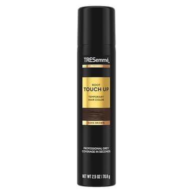 TRESemmé Temporary Hair Color Root Touch-Up Dark Brown Ammonia-free, Peroxide-free Root Cover Up Spray 2.5 Fl Oz