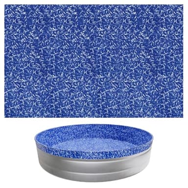 VEVOR 8ft Stock Tank Round Pool Liner, Overlap Above Ground Swimming Pool Liners for 27.5 in Wall Height, Extra Thick Heavy Gauge Vinyl, with Leak-Proof Patches, Designed for Steel Sided Above-Ground