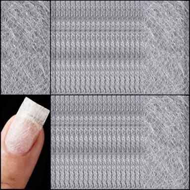SmallCat 40 Pcs Silk Nail Wrap Kit for Broken Natural Nails, Silk Wrap for Nails, Nail Silk Wrap, Nail Repair Kit for Broken Nail Fix Extender, Home Use, Salon