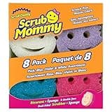 Scrub Daddy Scrub Mommy Dual-Sided Scrubber and Sponge, Variety Pack of 8