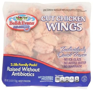Bell & Evans Cut Chicken Wings, 40 OZ