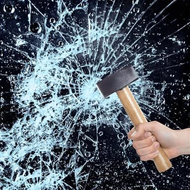 NIDOJP 8 Mil Clear Security and Safety Window Film Shatterproof Film for Glass Windows Anti Shatter Tempered Glass Film for Home and Office