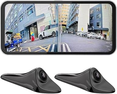 Car Blind spot Camera and Display System, Blind spot Driving Recorder, Blind spot Assistance, Blind spot Monitoring BSM, Camera Monitoring System CMS, HD Night Vision (Black)