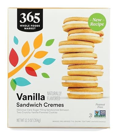 365 by Whole Foods Market Vanilla Sandwich Creme Cookie, 12.5 OZ