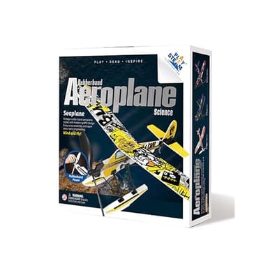 PLAYSTEM Rubber Band Aeroplane Seaplane STEM Kit