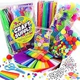 Arts and Crafts Supplies Kit for Kids - Boys and Girls Age 4 5 6 7 8 Years Old - Toddler Art Set Activity Materials in Bulk - Great for Preschool, Homeschool, and Kindergarten DIY Crafting Projects