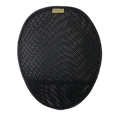 Skwoosh Motorcycle Circulator Pad for Long Ride Cool air Ventilation and Comfort with Non-Skid Bottom and Elastic Strap Attachment