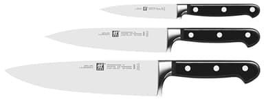 Zwilling Professional S J.A Henckels 3 Piece Knives Set, Black/Stainless Steel (35602-000-0)